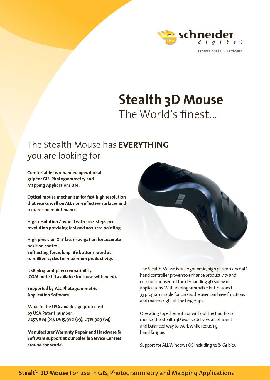 Schneider Digital Stealth 3D Mouse Flyer