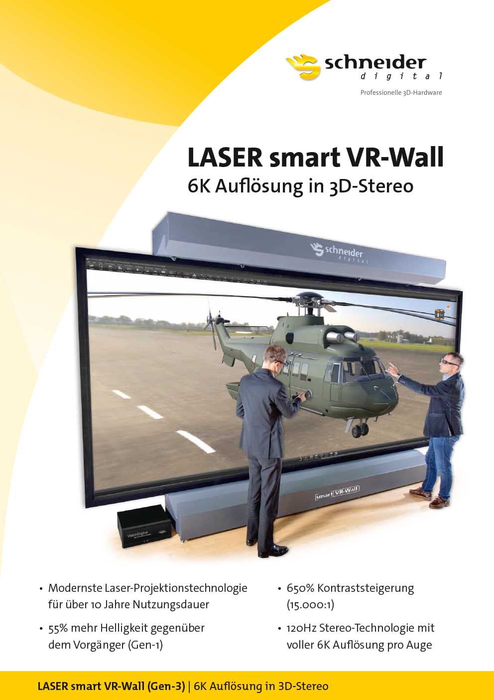 Schneider Digital LASER smart VR-Wall Folder