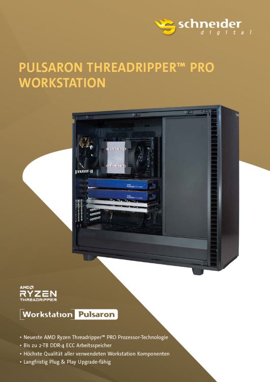 Schneider Digital PULSARON Threadripper™ PRO Workstation