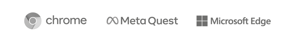 Google Chrome Logo, Meta Quest Logo, Microsoft Edge Logo 