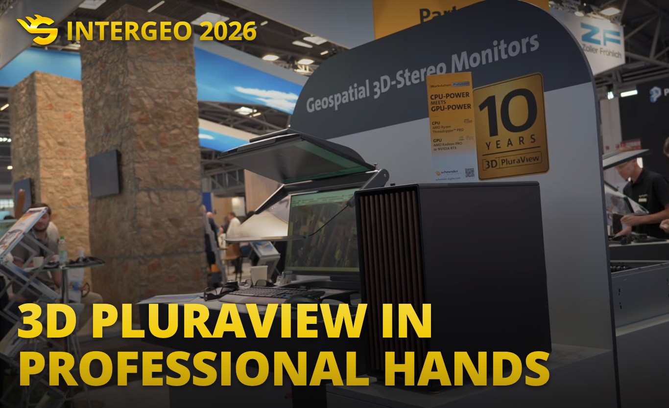 3D PluraView in professional hands: INTERGEO 2026