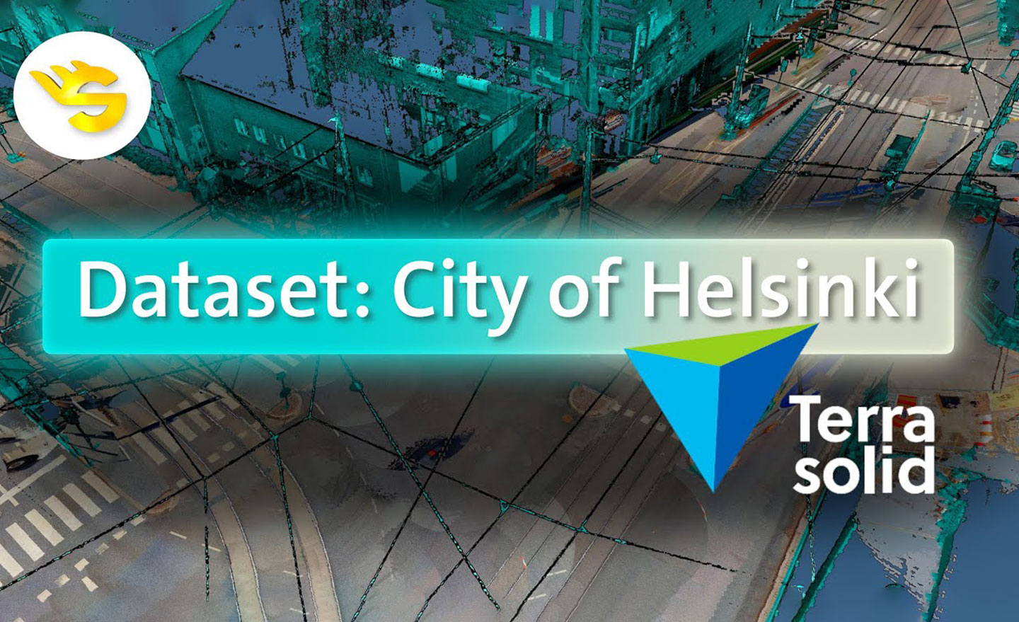 Punktewolken Datensatz der Stadt Helsinki für die 3D-Stereo Betrachtung