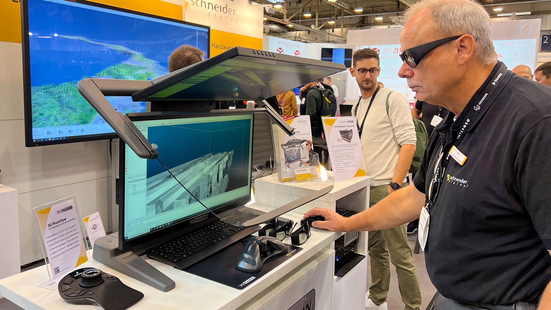 Schneider Digital Review INTERGEO 2022: 3D PluraView live