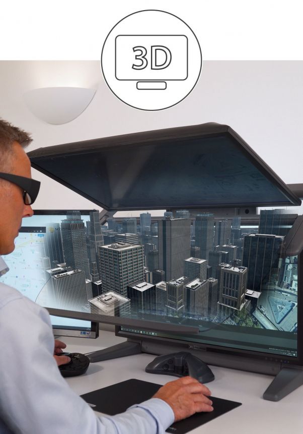 Passive 3D-Stereo & VR-Monitore