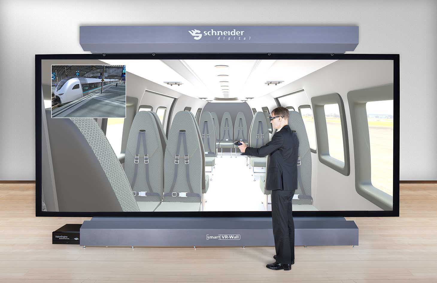 smart VR-Wall Picture-in-Picture (PiP) Modus von mehreren Zuspielern