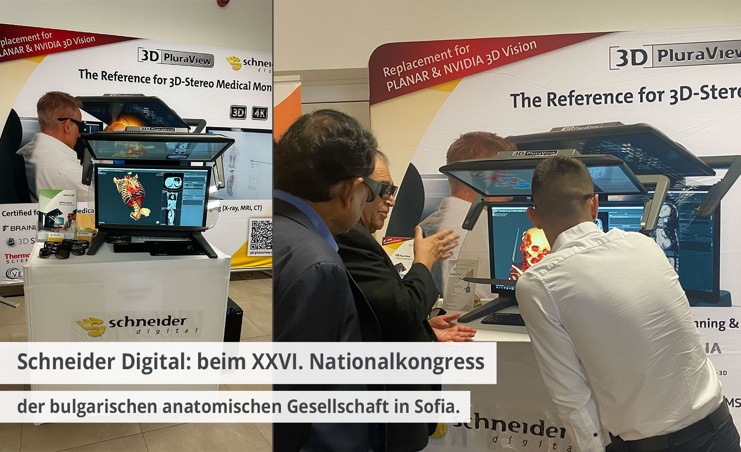 Schneider Digital: beim XXVI. NATIONALKONGRESS DER BULGARISCHEN ANATOMISCHEN GESELLSCHAFT in Sofia.